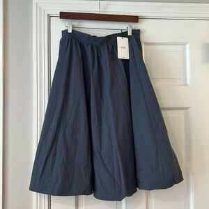 Saint and Sofia midi swirly full skirt